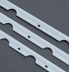 Asta invisibile in metallo di colore bianco per persiane in piantagione di PVC Riparazione sostituzione hardware Windows